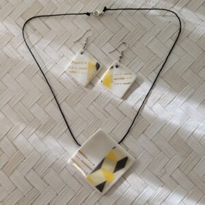 Conjunto collar y pendientes geometria