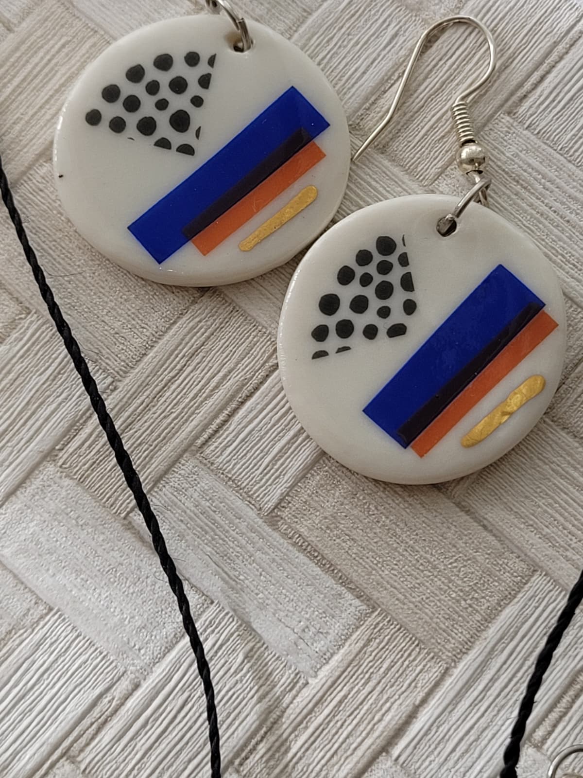 Conjunto collar y pendientes geometria Joyeria Session Two